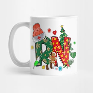 Christmas RN Nursing Xmas ICU Pediatric Nurse Mug